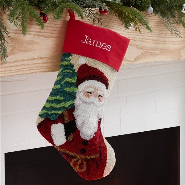 Christmas Needlepoint Stocking, Cotton Subject | L.L.Bean