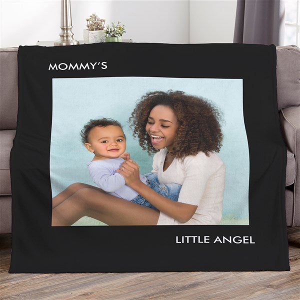 Picture Perfect Personalized Lightweight Fleece Photo Blankets  - 37585