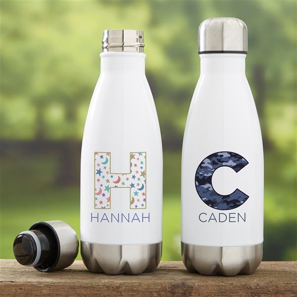 Personalized Insulated Water Bottle - Pop Pattern - 37590