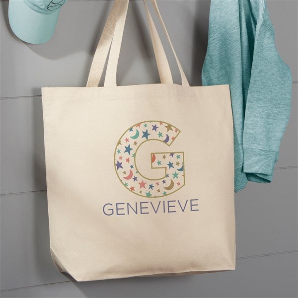 Pop Pattern Personalized Canvas Tote Bags - 37614