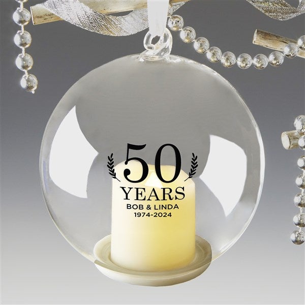 Personalized Light Up Ornament - Love Everlasting - 37620