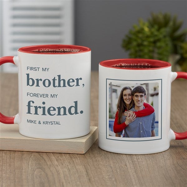 First My Brother Personalized Coffee Mug  - 37647