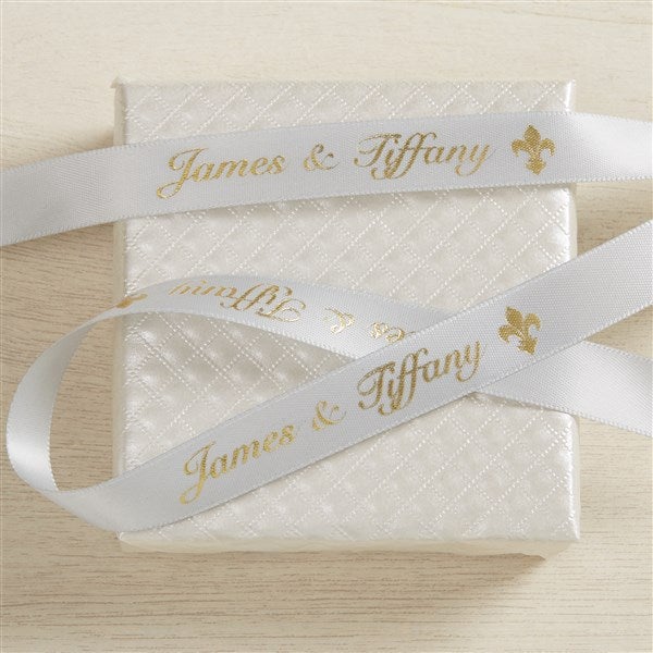 Personalized Satin Anniversary Gift Ribbon - 37662D