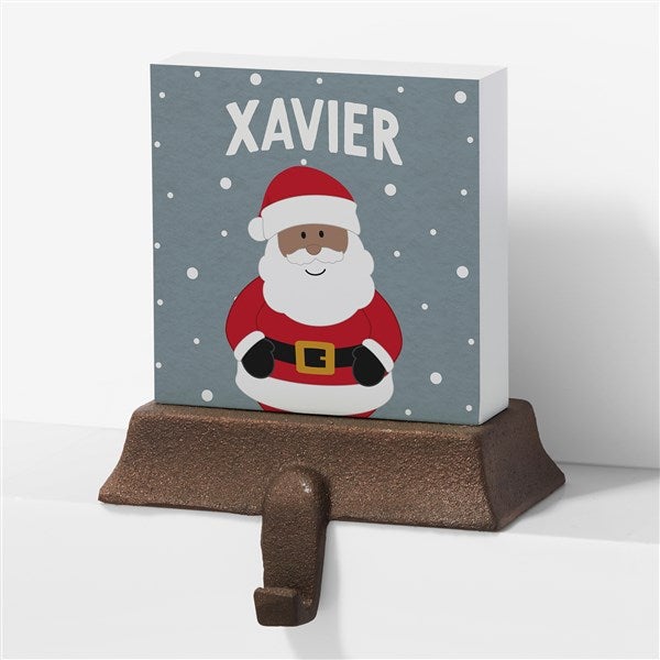 Personalized Stocking Holder - Santa and Friends - 37673