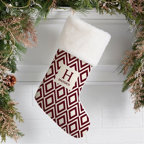 Personalized Christmas Stockings - Christmas Custom Pattern - 37676