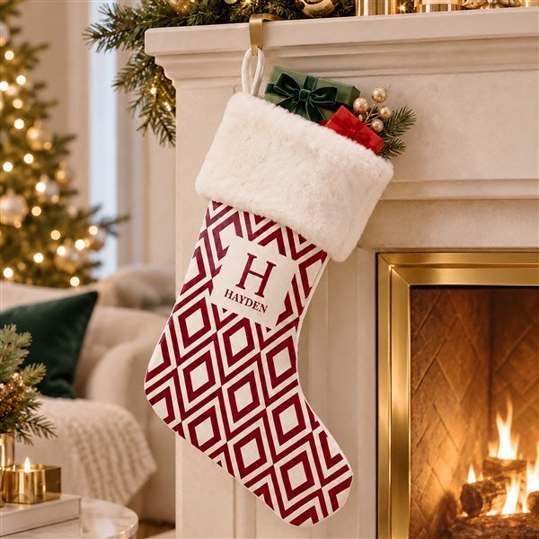 Personalized Christmas Stockings - Christmas Custom Pattern - 37676