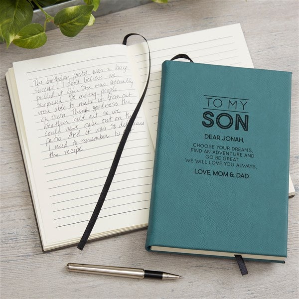 Personalized Writing Journal - To My Son