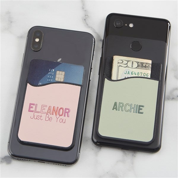 Ombre Name Personalized Cell Phone Wallet  - 37717