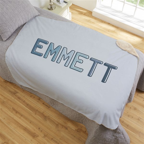 Ombre Name Personalized Blanket  - 37722