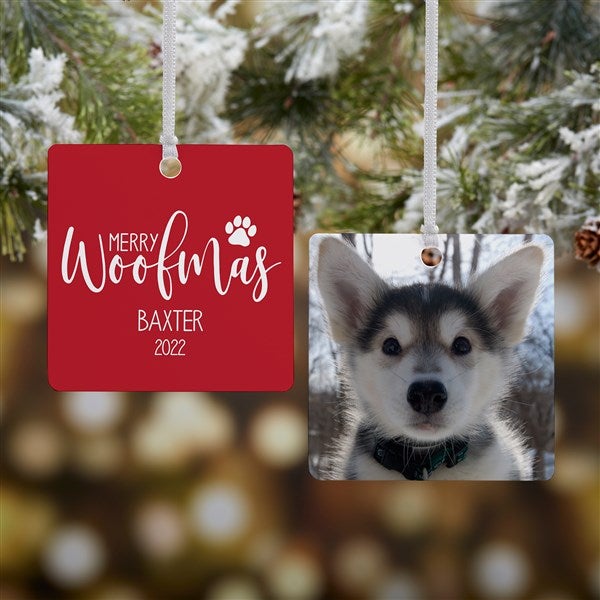 Merry Woofmas Personalized Ornament - 37731
