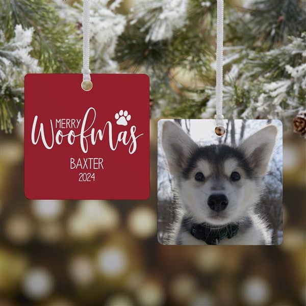 Merry Woofmas Personalized Ornament - 37731
