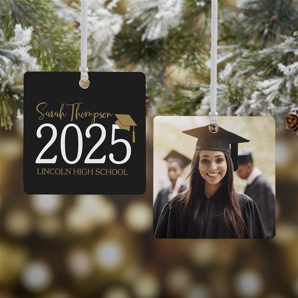 Classic Graduation Personalized Ornament  - 37737