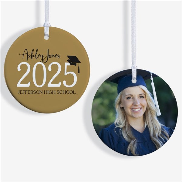 Classic Graduation Personalized Ornament  - 37737