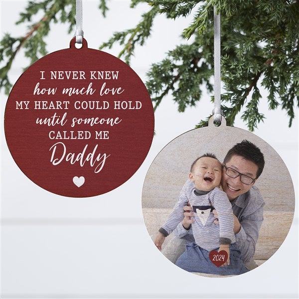 Personalized Photo Christmas Ornaments - Love Being Called Daddy - 37744