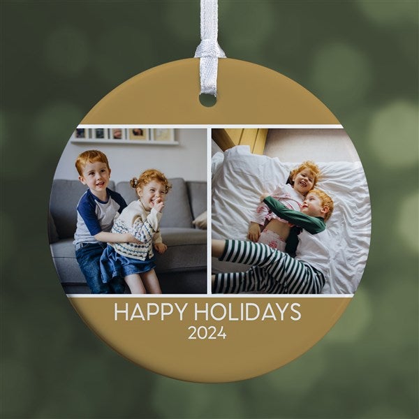 Family Photo Personalized Ornament  - 37762