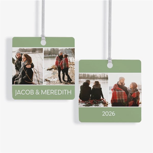 Family Photo Personalized Ornament  - 37762