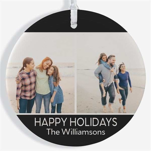 Family Photo Personalized Ornament  - 37762