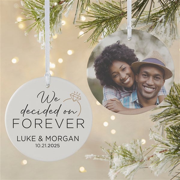 We're Engaged Personalized Ornament  - 37766