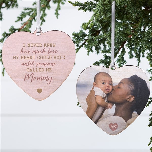 Love Being Called Mommy Personalized Heart Ornament  - 37778