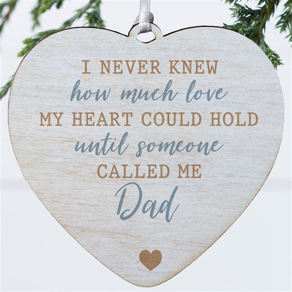 Love Being Called Daddy Personalized Heart Ornament  - 37779