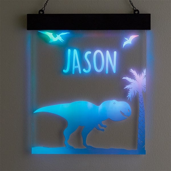 Dinosaur Custom LED Wall Sign  - 37843