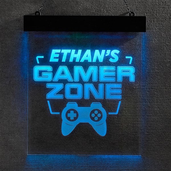 Gamer Zone Custom LED Wall Sign  - 37845