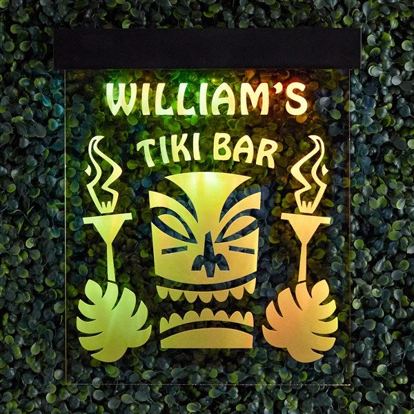 Tiki Bar Custom LED Wall Sign  - 37847