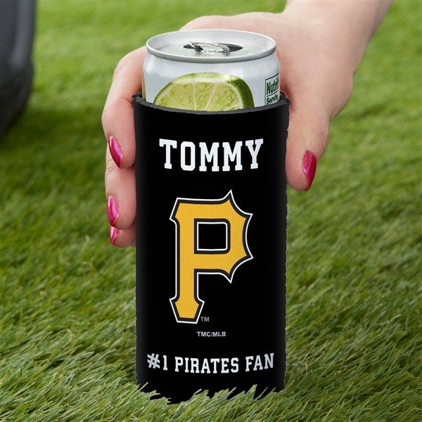 Pittsburgh Pirates Personalized Slim Can Holder MLB Baseball - 37862