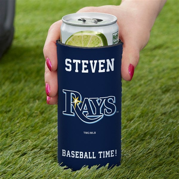 Tampa Bay Rays Personalized Slim Can Holder MLB Baseball - 37867