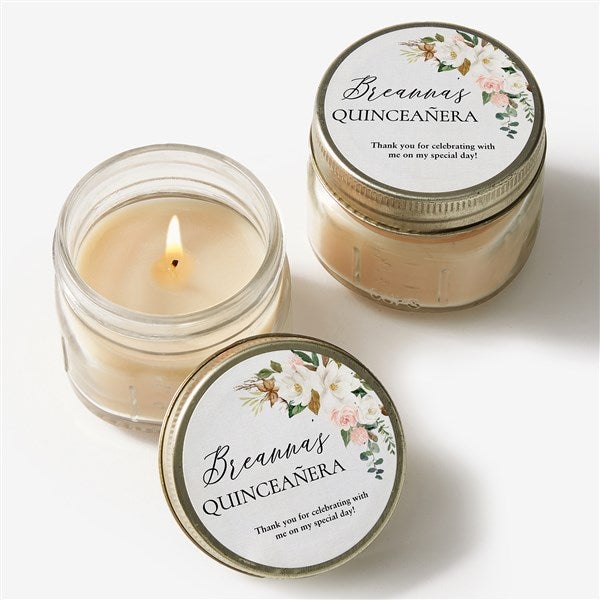 Quinceanera Personalized Favor Candles  - 37875