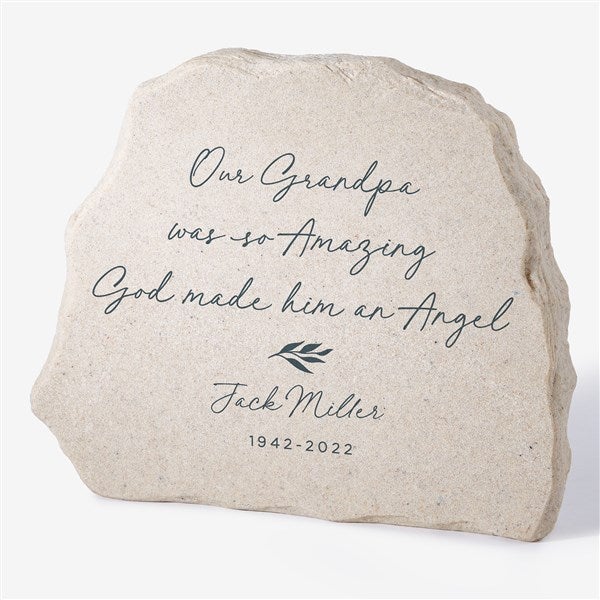 God Made An Angel Personalized Standing Garden Stone - 37886
