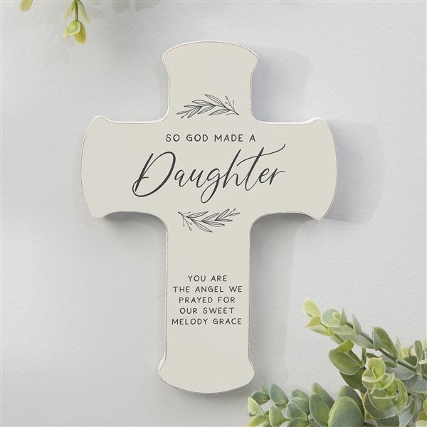 So God Made… Personalized Wall Cross  - 37919
