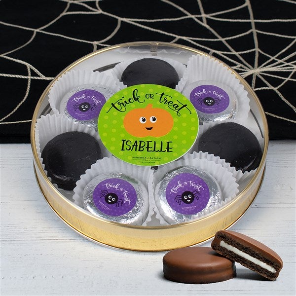 Happy Halloween Personalized Chocolate Covered Oreo Cookies  - 37994D