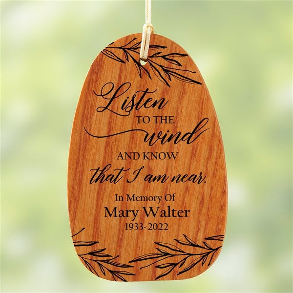Listen To The Wind Personalized Urn Memorial Wind Chimes