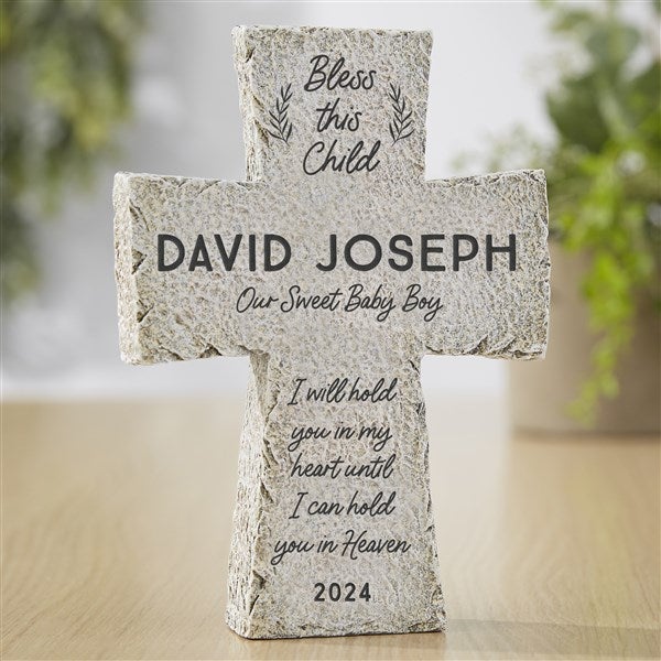 Loving Child Memorial Personalized Table Top Cross