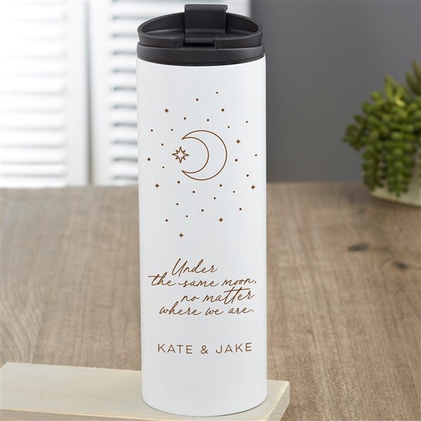 Under The Same Moon Personalized 16 oz. Travel Tumbler  - 38042