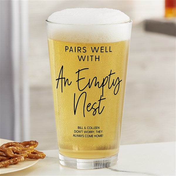 Pairs Well With...Personalized Printed Beer Glasses  - 38048