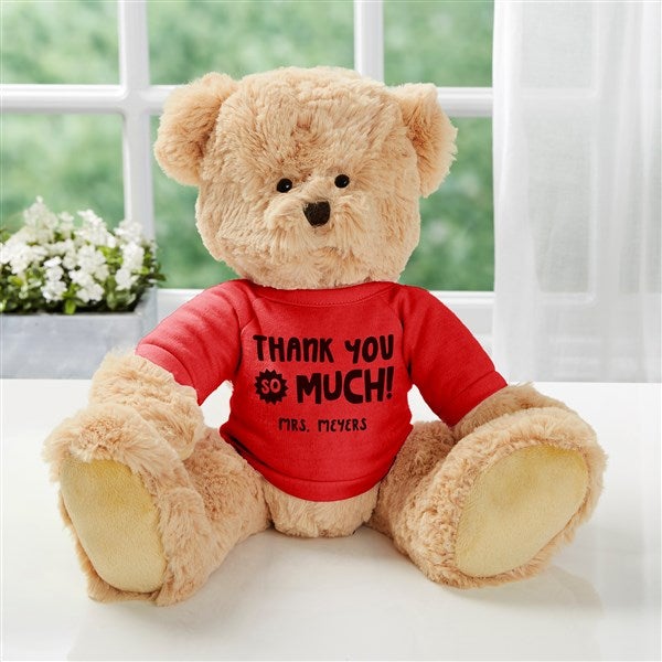 Many Thanks Personalized Teddy Bear  - 38057