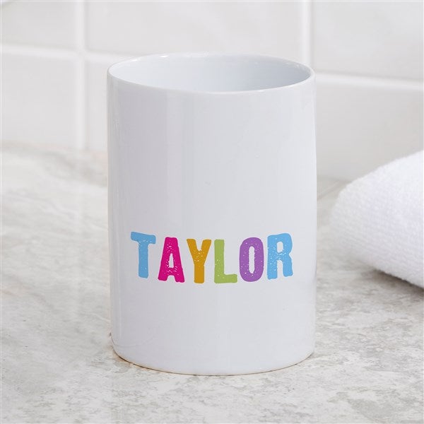 Personalized Ceramic Bathroom Cup - All Mine - 38065