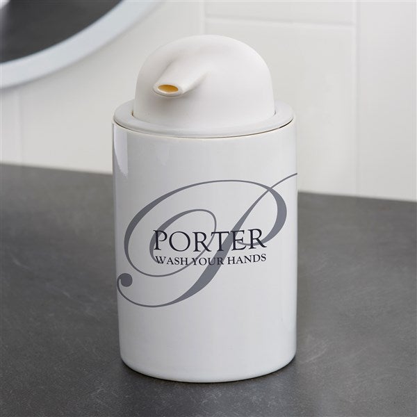 Personalized Ceramic Soap Dispenser - Heart of Our Home - 38123