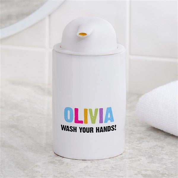 Personalized Ceramic Soap Dispenser - All Mine - 38125