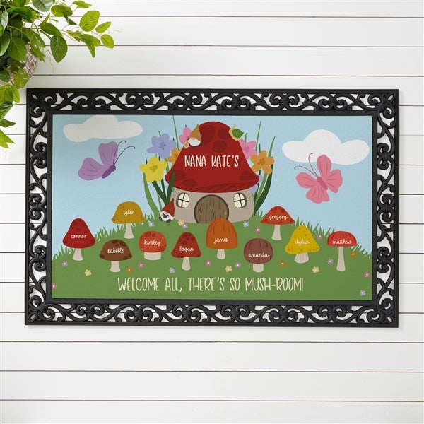 Personalized Character Doormats - Mushroom Family  - 38158