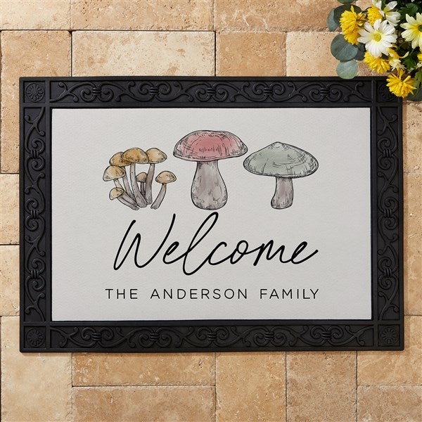Personalized Doormats - Cottagecore Mushrooms - 38166