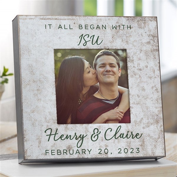 Personalized Galvanized Metal Picture Frame It All Began With