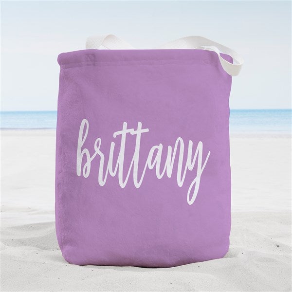Scripty Style Personalized Beach Bag  - 38239