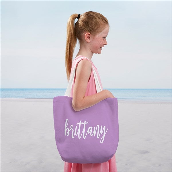 Scripty Style Personalized Beach Bag
