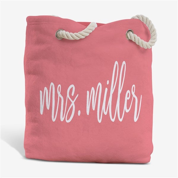 Mr. & Mrs. Personalized Beach Bag  - 38241