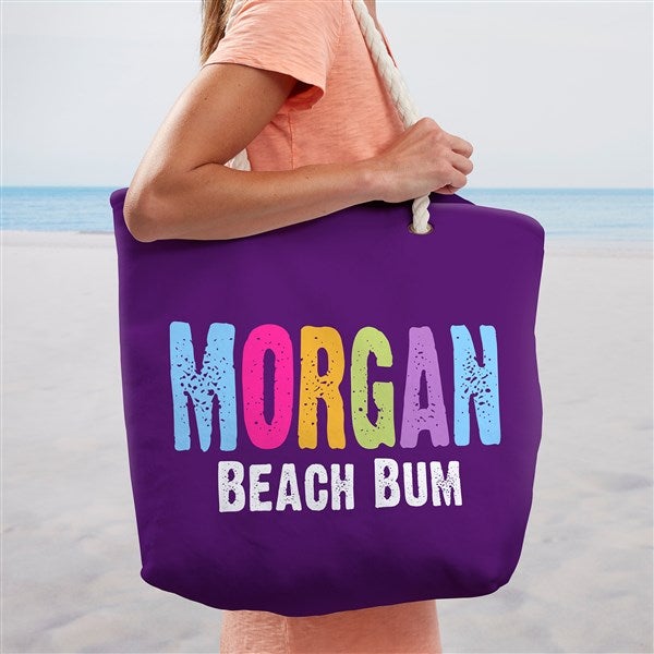 All Mine! Personalized Beach Bag Large