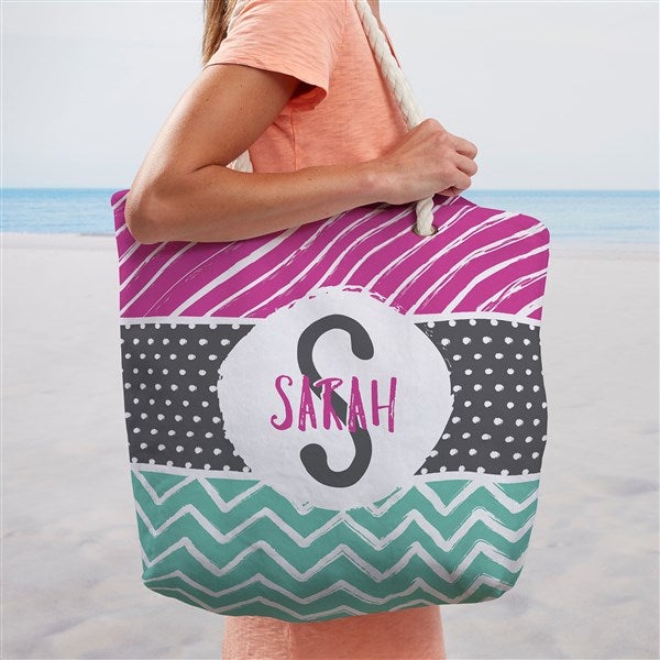 Yours Truly Personalized Beach Bag Large