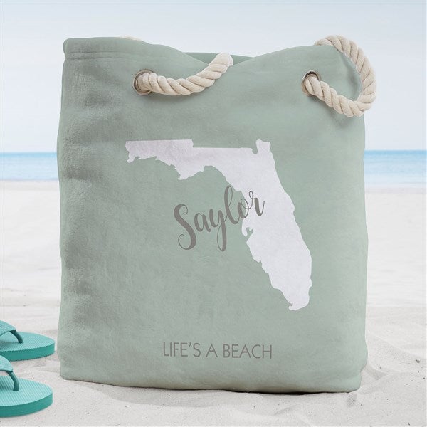 State Pride Personalized Beach Bag  - 38251